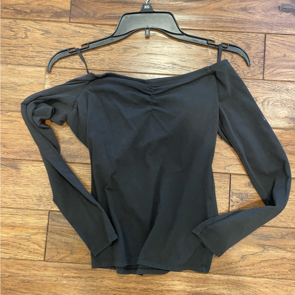 NWOT Hollister Black Off-Shoulder Top
